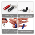 LED Keychain Light avec des cellules de boutons Porte-clous de la lampe de poche